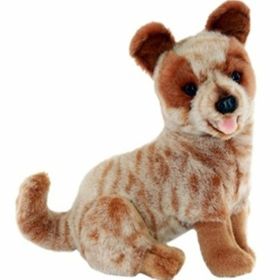 Animals * | Bocchetta Plush Toys Fashion Cattle Dog Red Heeler Stuffed Plush Toy Siting Blaze Red Dog By Bocchetta