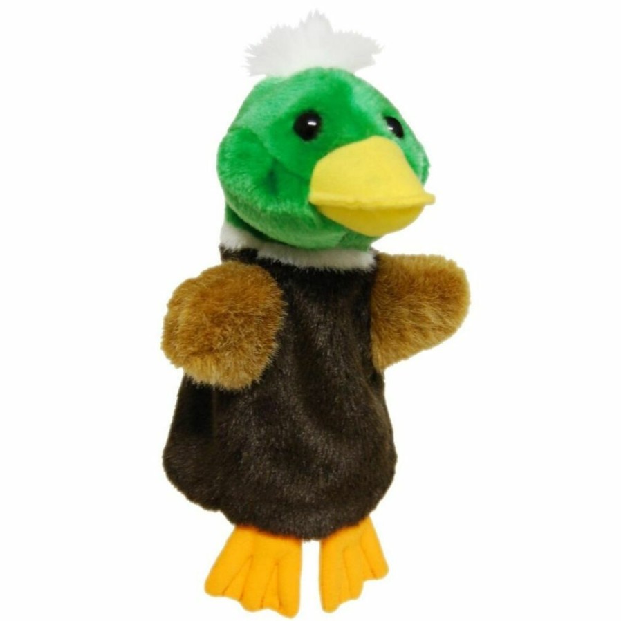 Puppets * | Elka Australia Gift Selection Duck Hand Puppet Soft Plush Toy Stuffed Animal By Elka