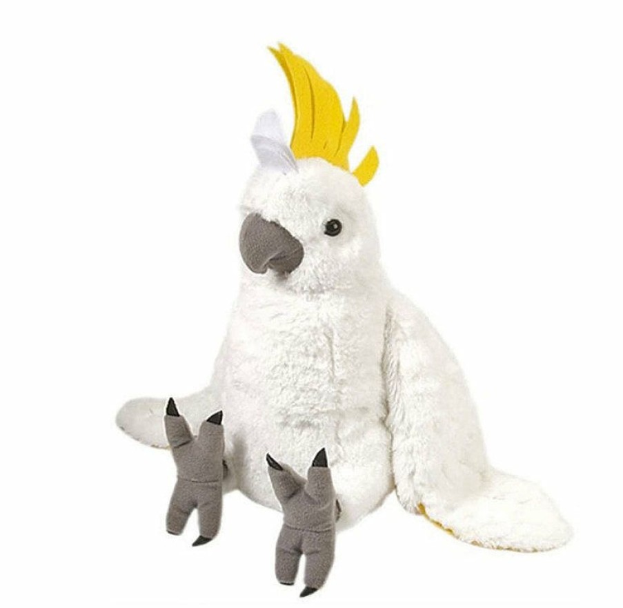 Animals * | Exclusive Design Cockatoo Stuffed Animal Soft Plush Toy Bird 30Cm Wild Republic