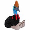 Animals * | Free Delivery Cassowary Bird Soft Toy By Wild Republic