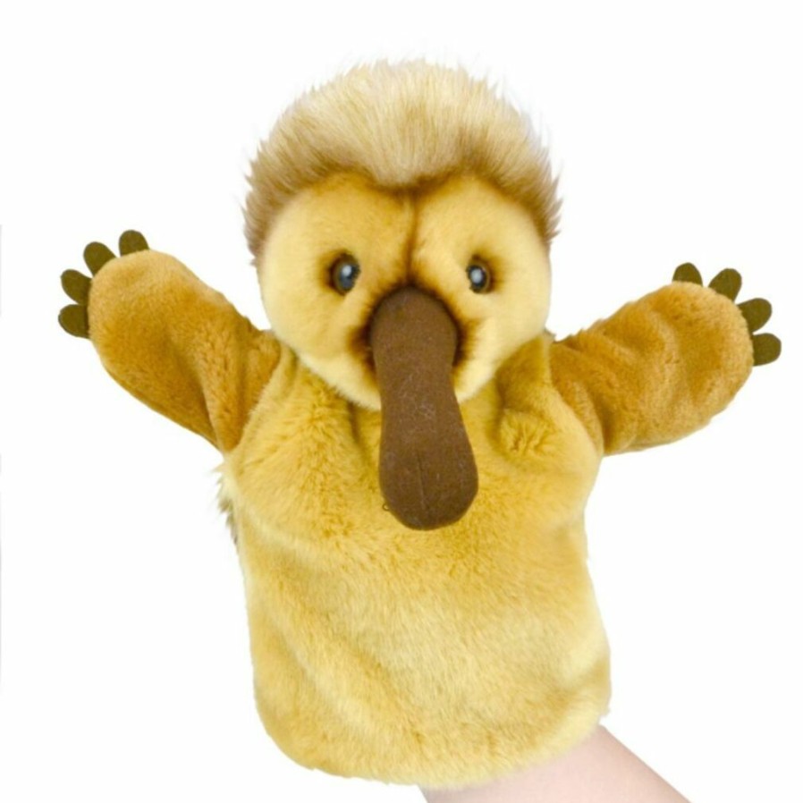 Puppets * | Promotions Echidna Puppet Soft Plush Toy By Korimco