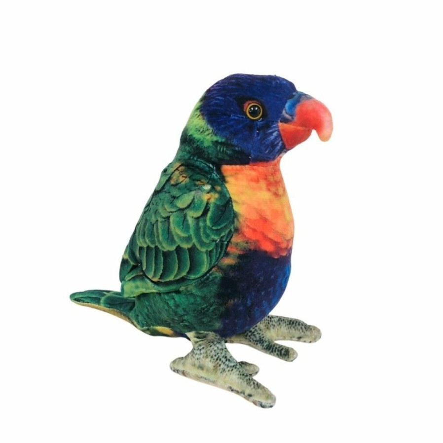 Animals * | New Threads Lauren Lorikeet Soft Toy By Huggable Toys