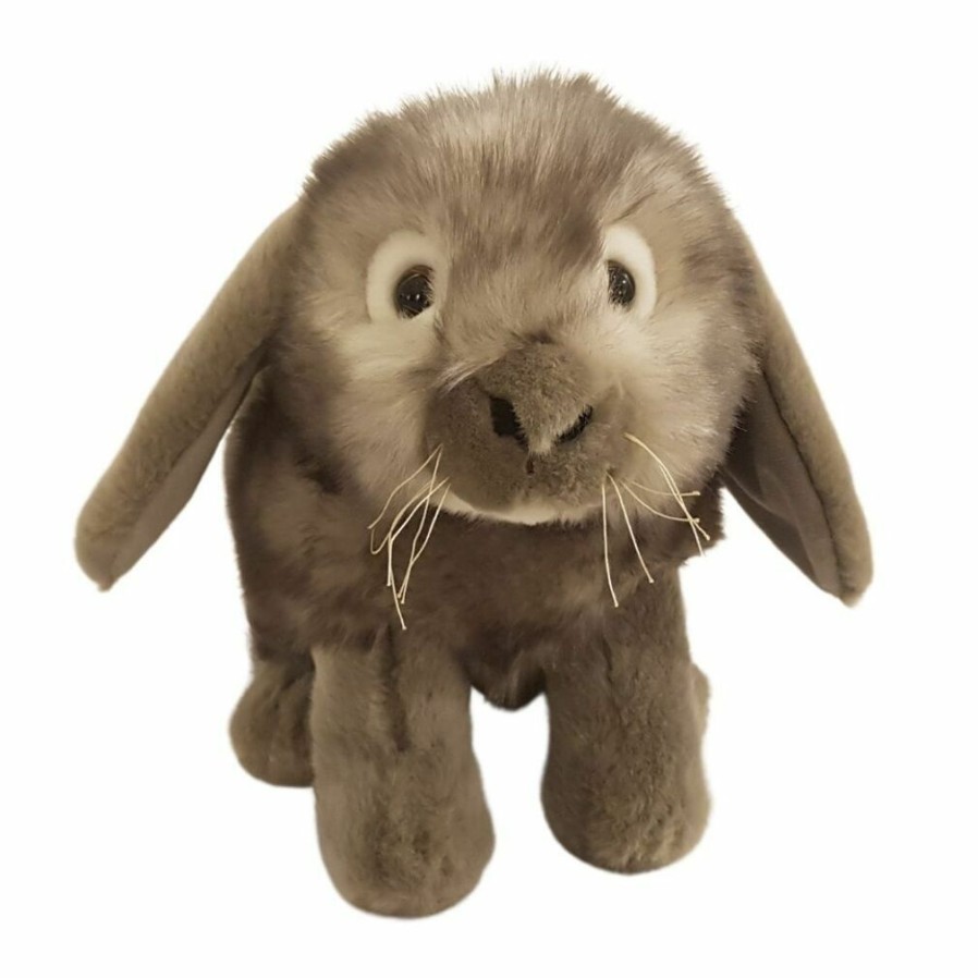 Animals * | Fashion Bunny Rabbit Soft Toy 25Cm Smokey By Bocchetta Plush Toys