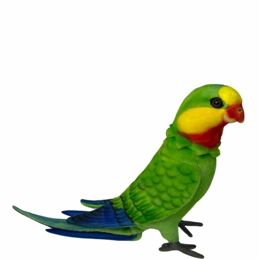 Animals * | New Threads Poseable Parrot Soft Plush Toy By Hansa