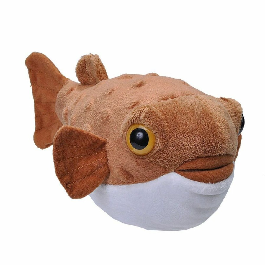 Animals * | Outlet Pufferfish Plush Toy By Wild Republic