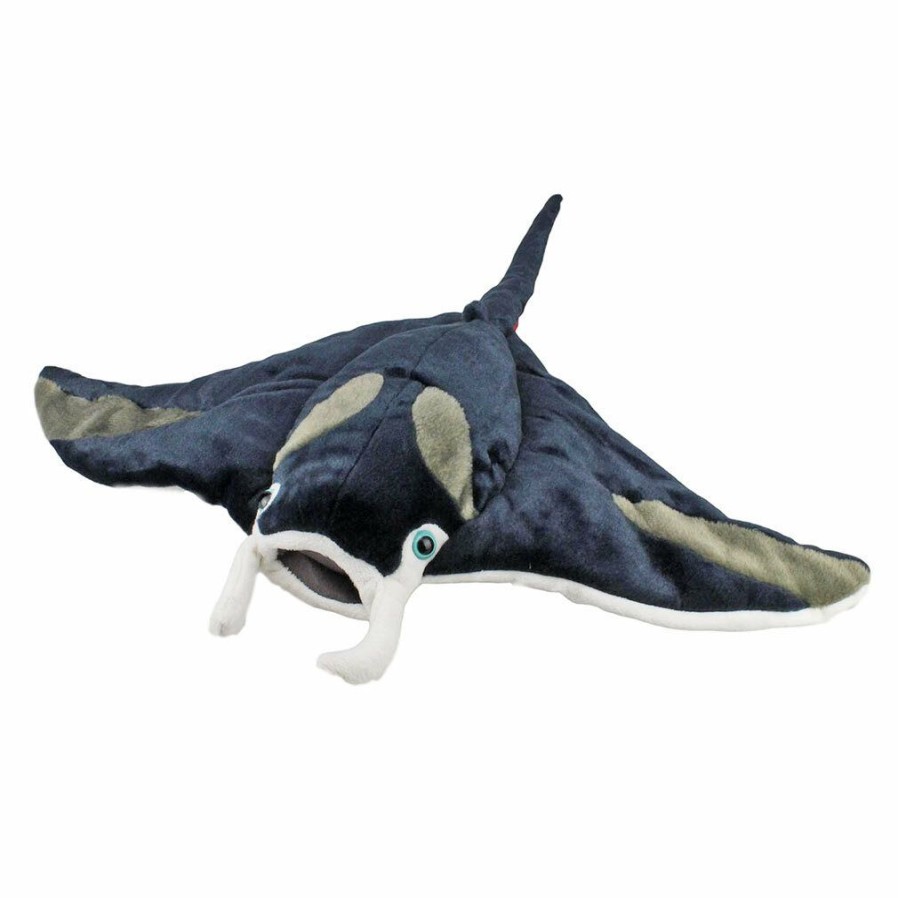 Animals * | Fashion Manta Ray Stingray Soft Plush Toy Stuffed Animal Cuddlekins By Wild Republic