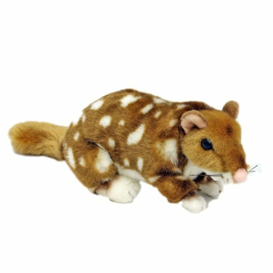 Animals * | Free Delivery Quoll Soft Plush Toy Stuffed Animal Spotty By Bocchetta Plush Toys