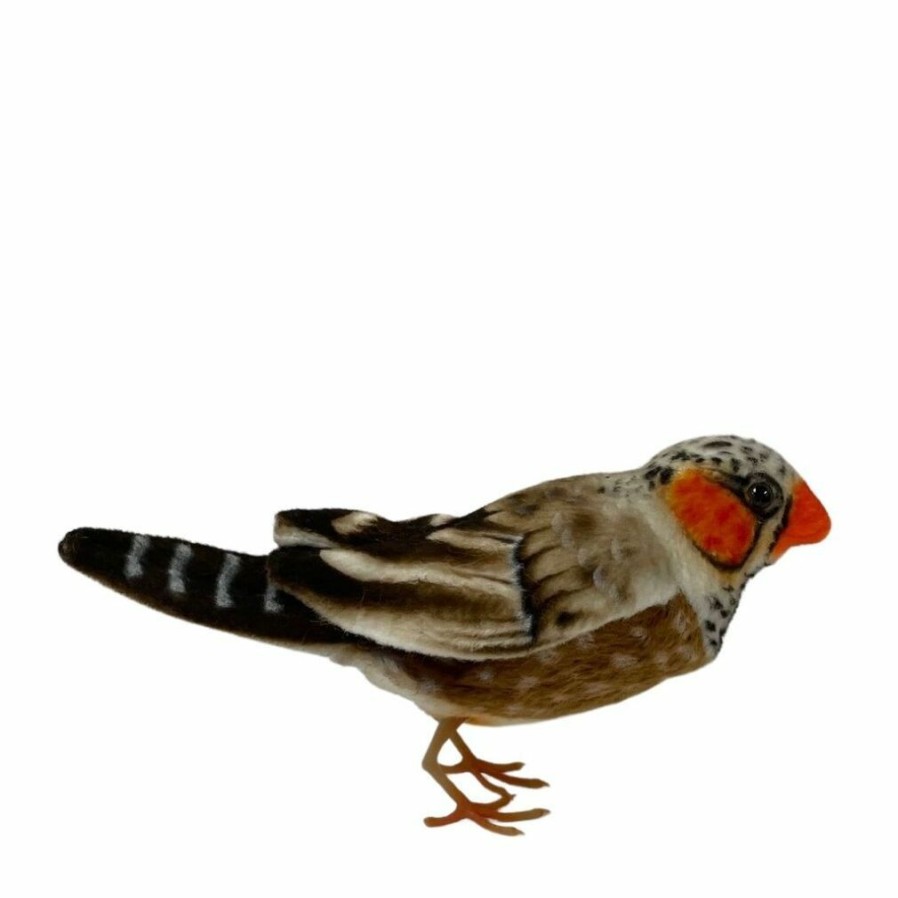 Animals * | Outlet Zebra Finch Soft Plush Toy By Hansa