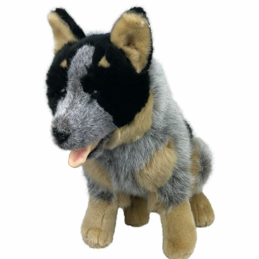 Animals * | Bocchetta Plush Toys Outlet Blue Heeler Cattle Dog Stuffed Animal Marshall Bocchetta Plush