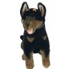 Animals * | New Threads Sitting Kelpie Soft Toy Dog By Bocchetta Plush Toys