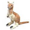 Animals * | Bocchetta Plush Toys Promotions Kangaroo Soft Plush Toy Monty By Bocchetta Plush