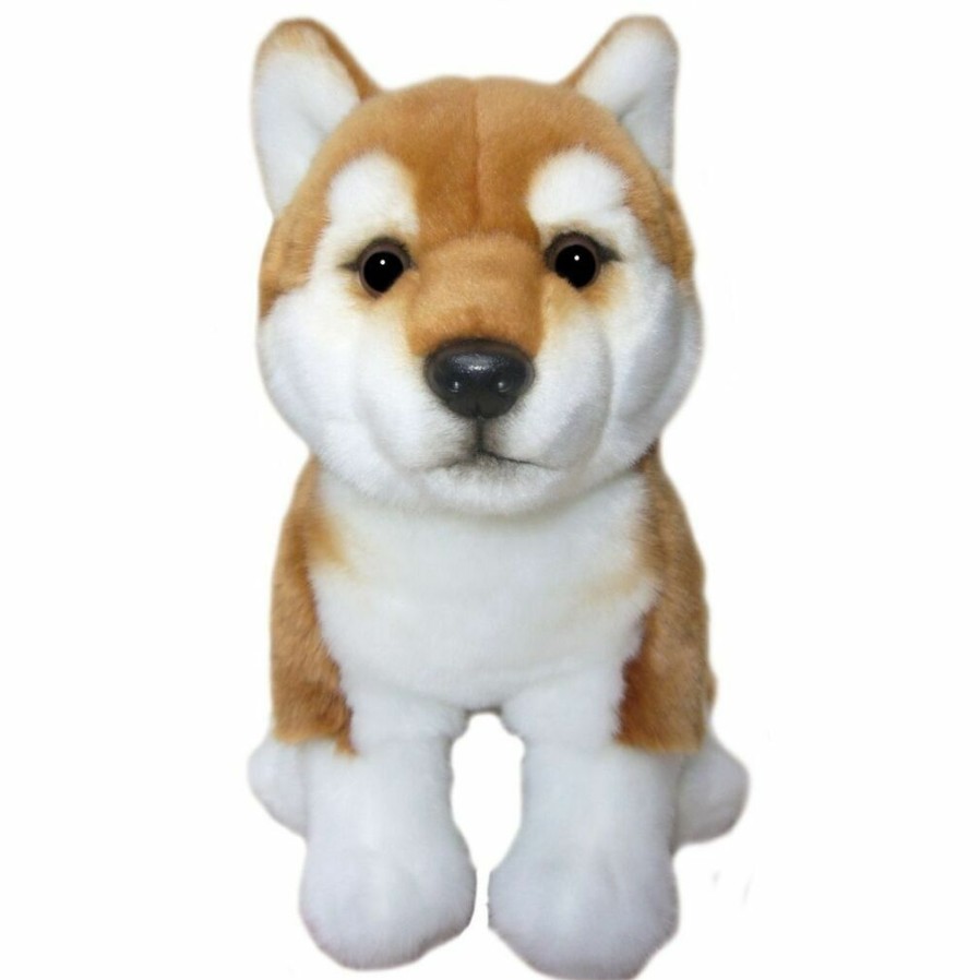 Animals * | Tendy Style Shiba Inu Dog Soft Toy 30Cm Faithful Friends Collectables