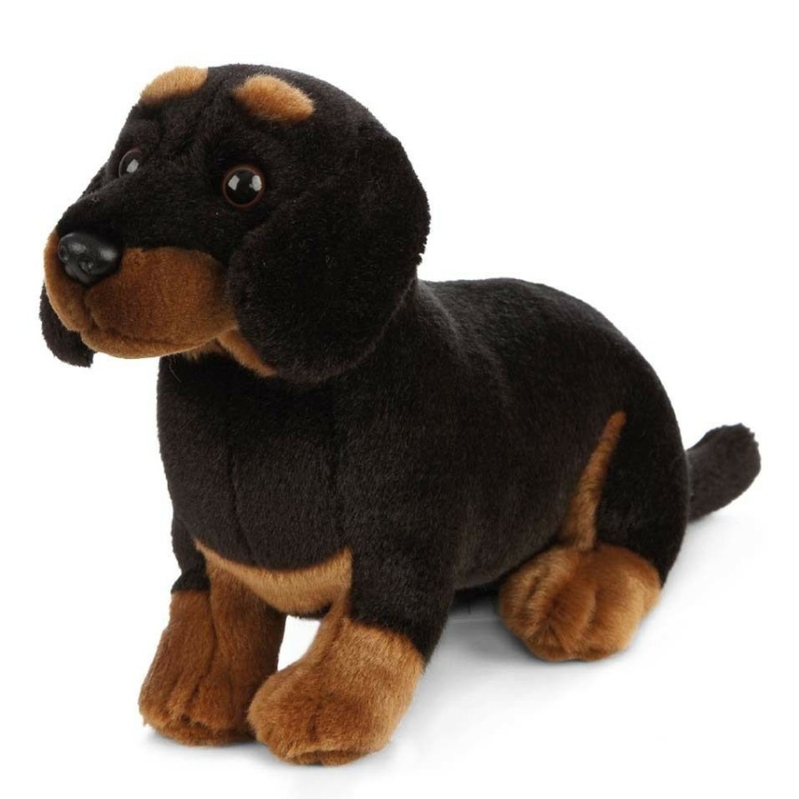 Animals * | Gift Selection Dachshund Dog Soft Plush Toy By Living Nature