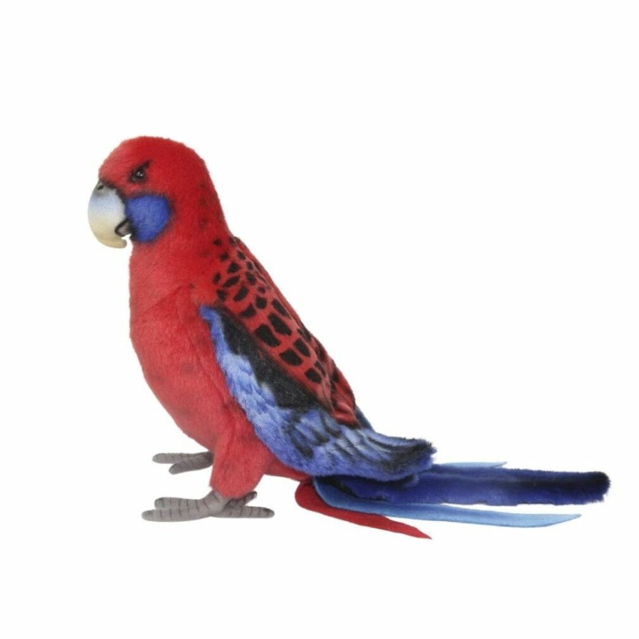 Animals * | Gift Selection Crimson Rosella Soft Plush Toy By Hansa