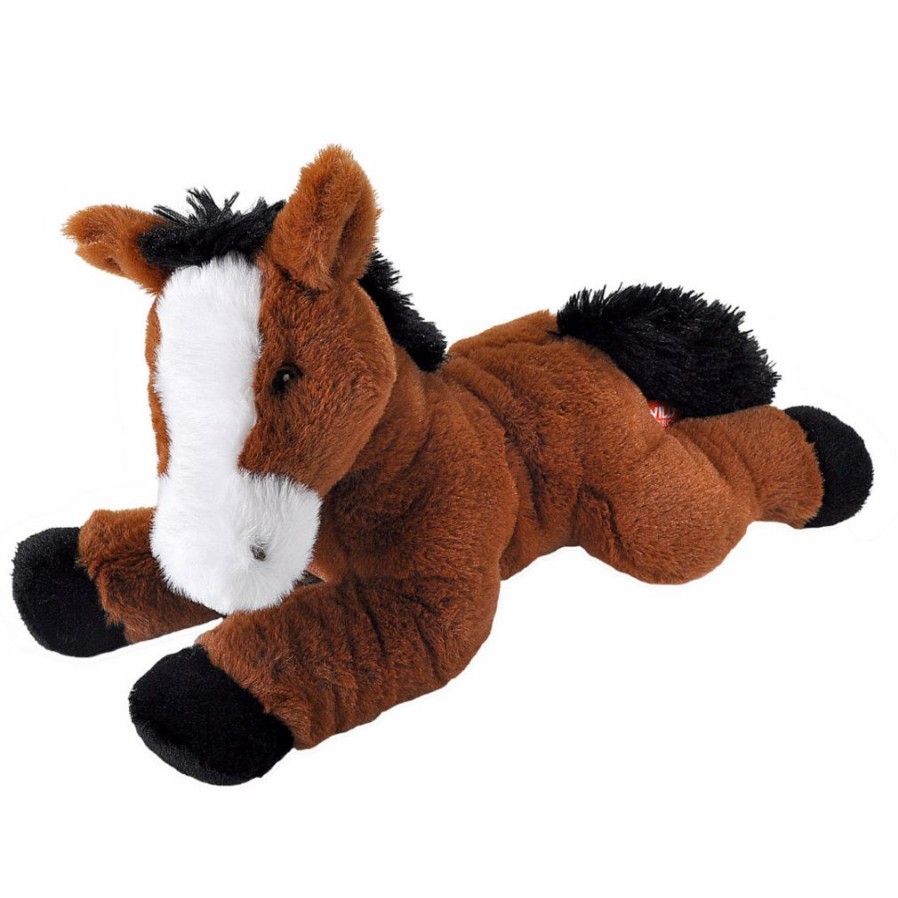 Animals * | Promotions Ecokins Horse Soft Toy Wild Republic