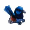 Animals * | New Threads Luna The Blue Wren Soft Toy By Huggable Toys