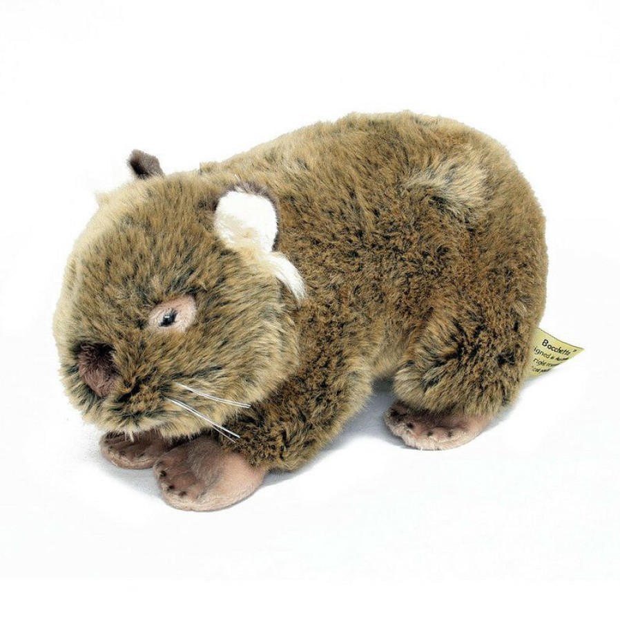 Animals * | Free Delivery Australian Wombat Stuffed Animal Tina Bocchetta Plush Toys