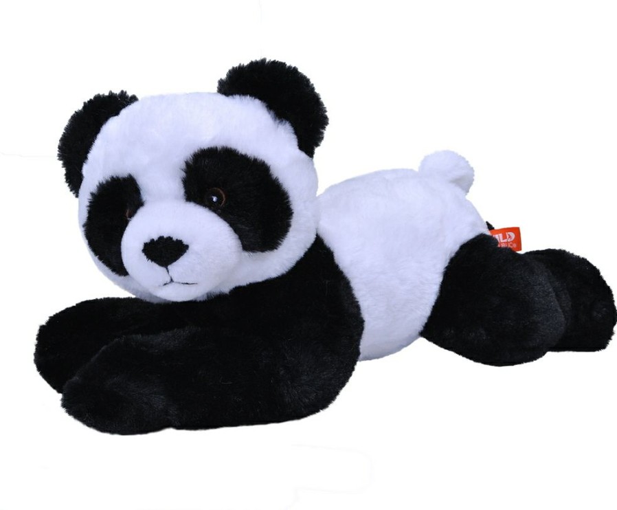 Animals * | Free Delivery Ecokins Panda Soft Toy Wild Republic