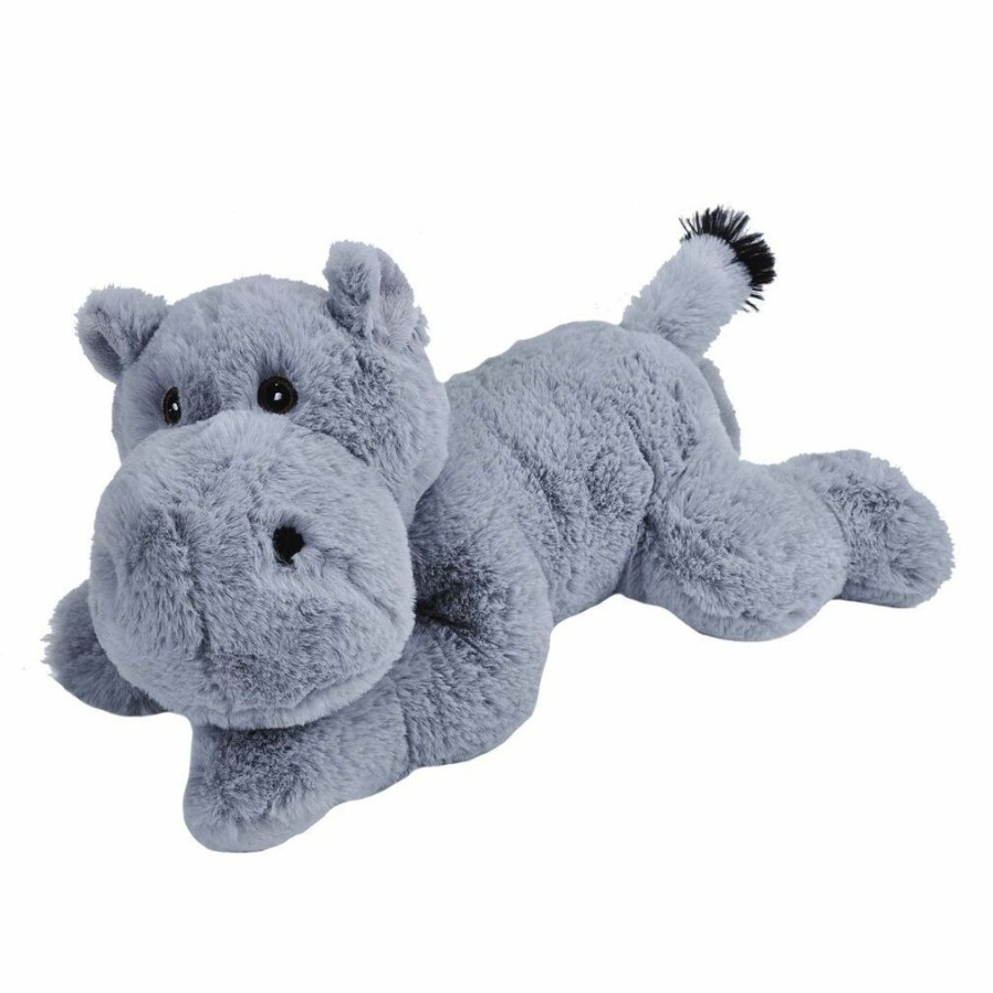 Animals * | Bargain Sale Ecokins Hippo Soft Toy Wild Republic