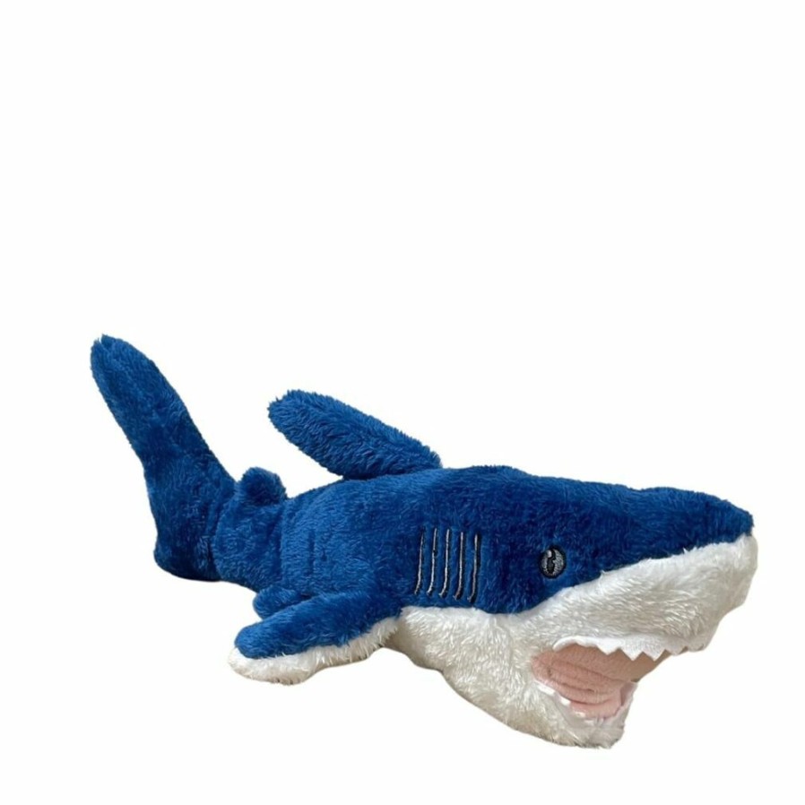 Animals * | Huggable Toys New Threads Mako Shark Medium Soft Plush Toy Eco Buddiez By Huggable