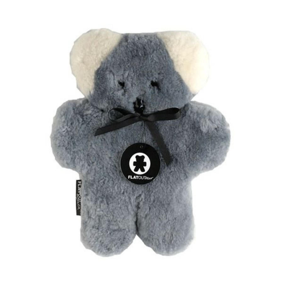 Animals * | Flatout Bears Promotions Flatout Bear Large Koala Grey 100% Australian Sheepskin