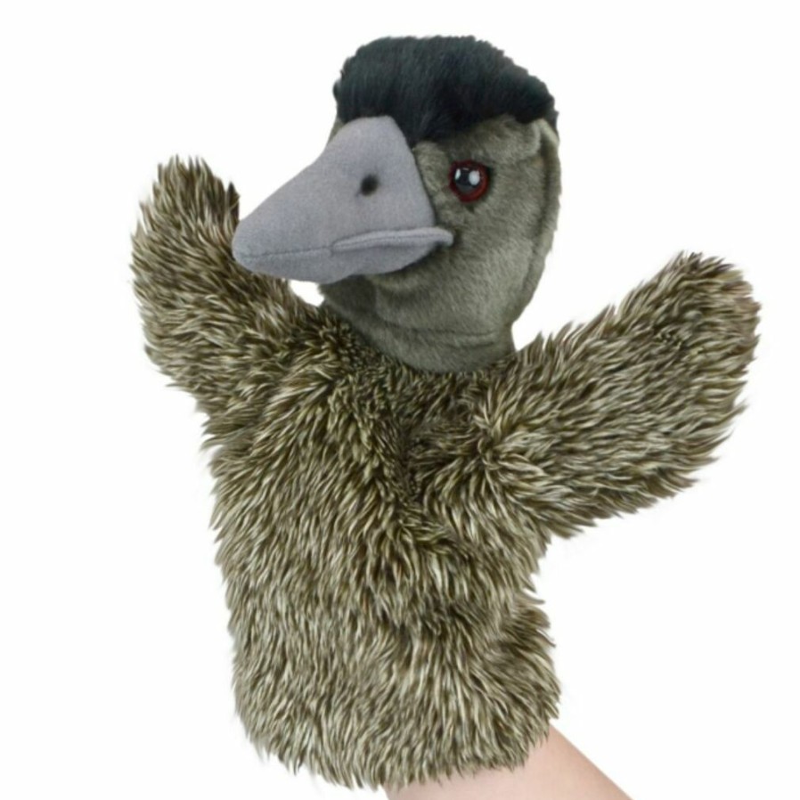 Puppets * | Fashion Emu Puppet Soft Plush Toy By Korimco