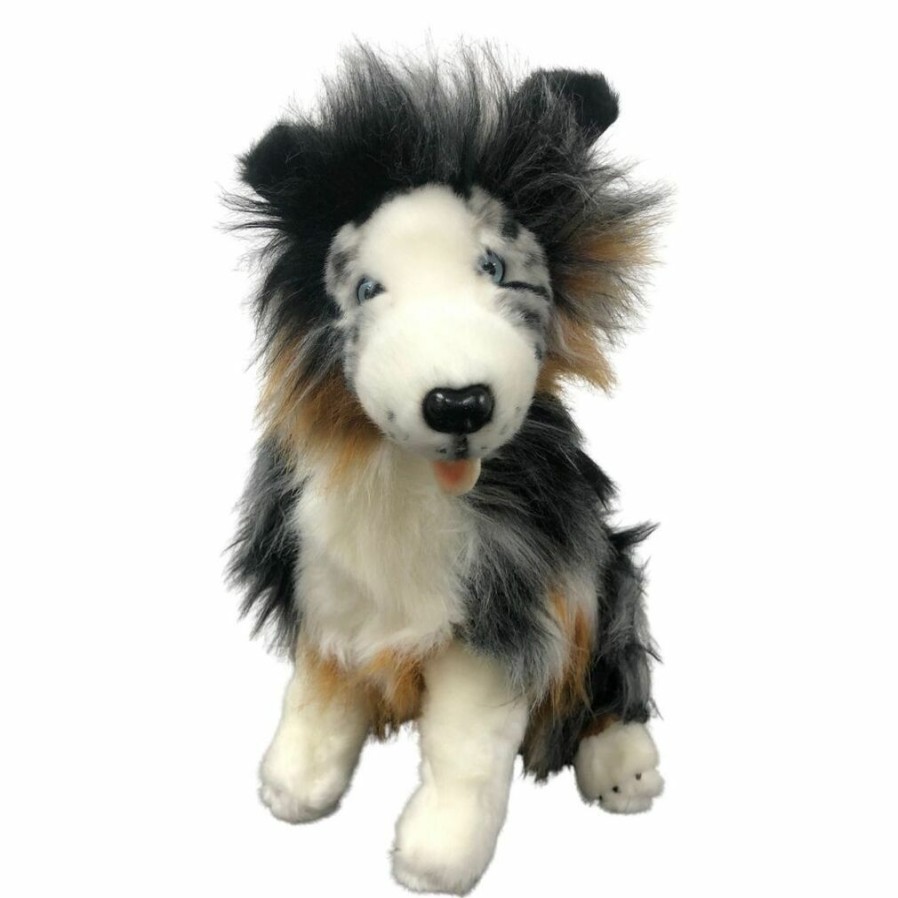 Animals * | Bocchetta Plush Toys Free Delivery Australian Shepherd Stuffed Animal Plush Toy Oakley Bocchetta Plush