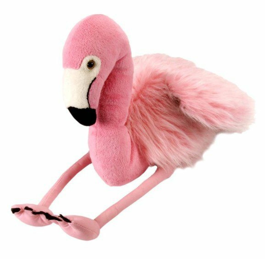 Animals * | Exclusive Design Flamingo Bird Stuffed Animal Cuddlekins By Wild Republic