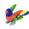 Animals * | Promotions Rainbow Lorikeet Bird Soft Plush Toy Cuddlekins Mini Wild Republic