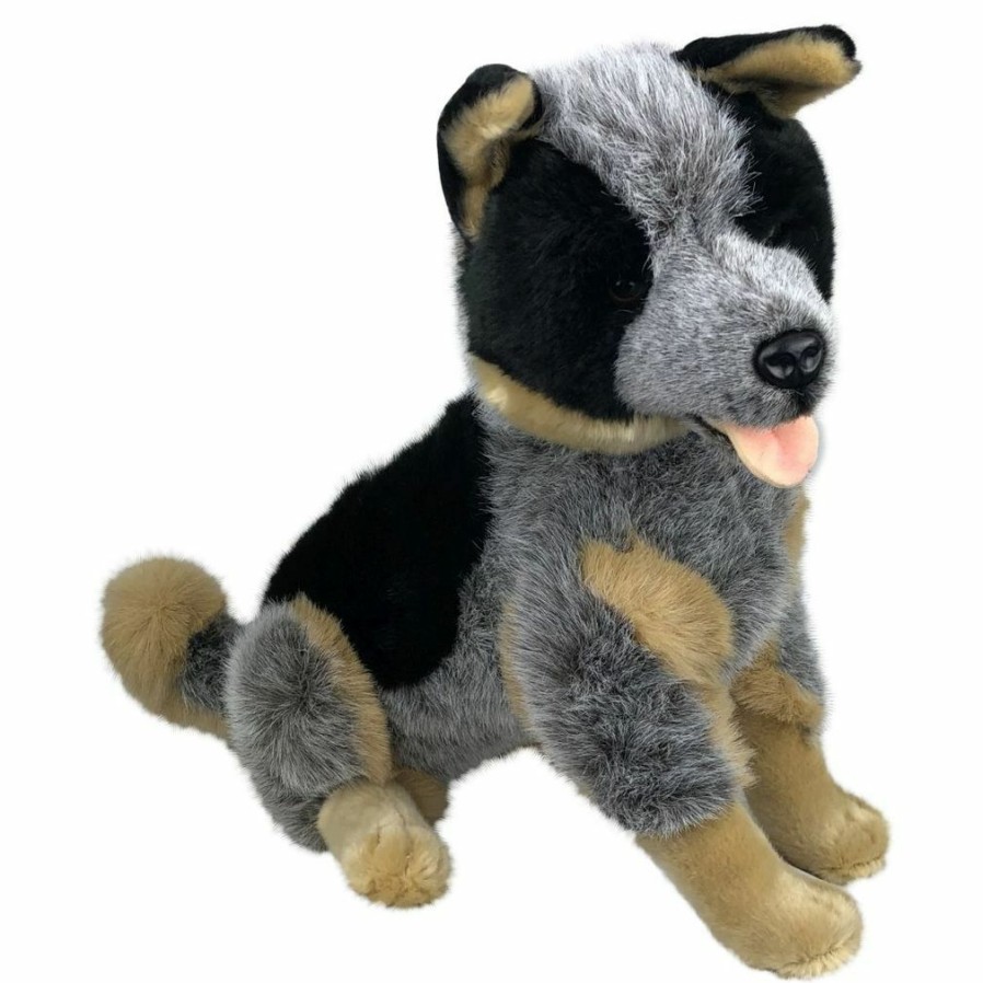 Animals * | Bocchetta Plush Toys Quick Delivery Blue Heeler Cattle Dog Stuffed Animal Rocky Bocchetta Plush