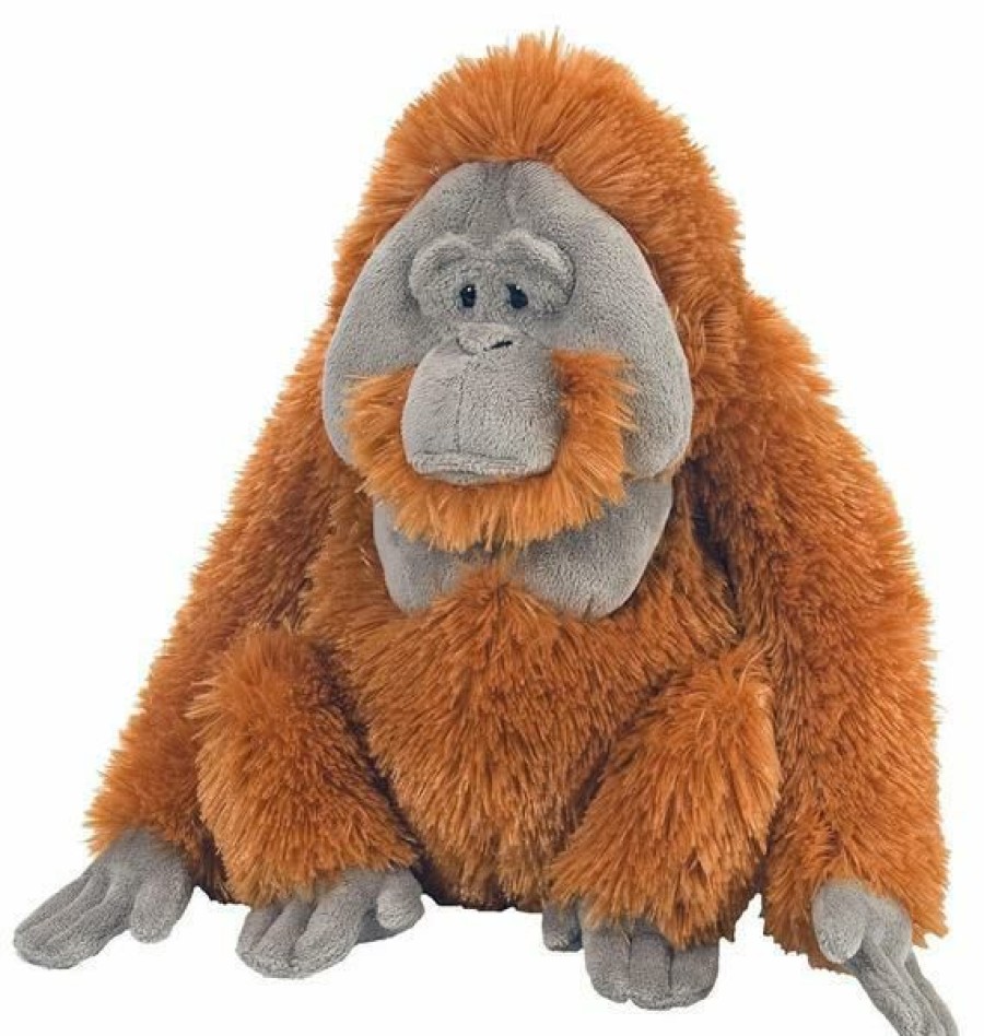 Animals * | Free Delivery Orangutan Stuffed Animal 12 Inch / 30Cm Cuddlekins By Wild Republic