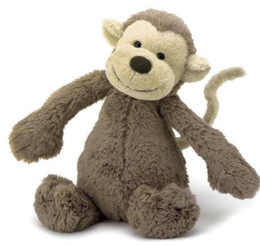 Baby Safe * | Fashion Jellycat Bashful Monkey Medium Stuffed Animal 30Cm