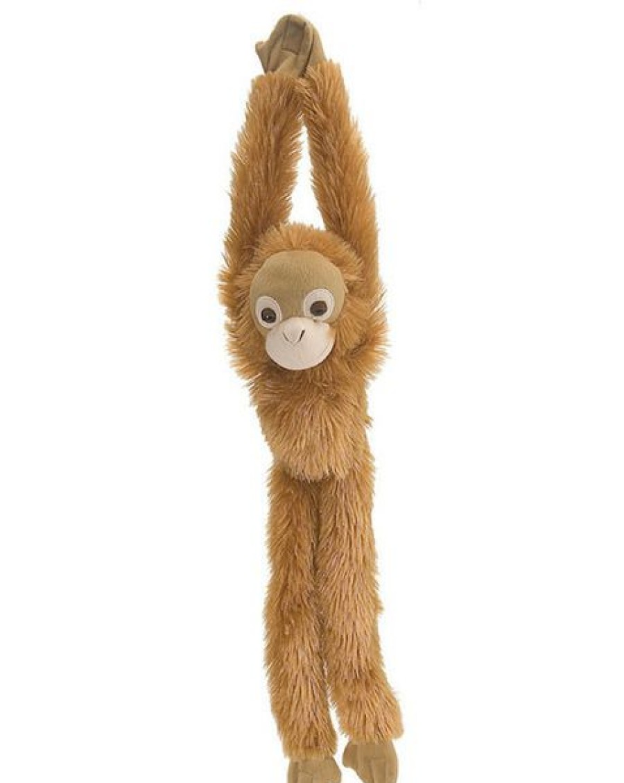 Animals * | Bargain Sale Hanging Monkey Orangutan W/Velcro Wild Republic