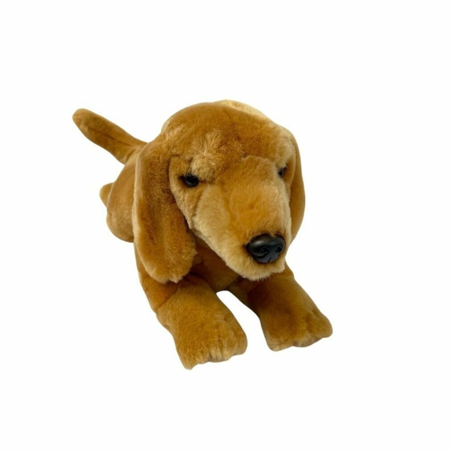 Animals * | Sale Dachshund Sausage Dog Soft Plush Toy Called Bean By Bocchetta Plush Toys