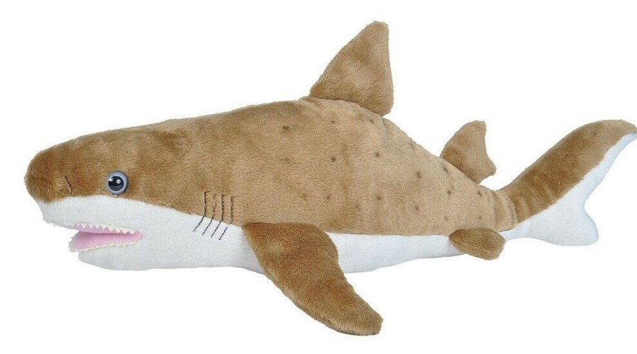 Animals * | Discount Sand Shark Soft Plush Toy 55Cm Cuddlekins By Wild Republic