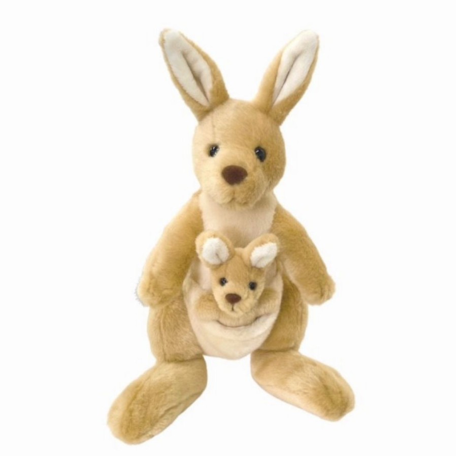 Animals * | C A Australia Best Price Kangaroo/W Joey Stuffed Animal 30Cm Soft Plush Toy Marloo