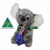 Animals * | Realaus Australia Best Price Australian Made Koala With Flag 17Cm Stuffed Animal Soft Plush Toy