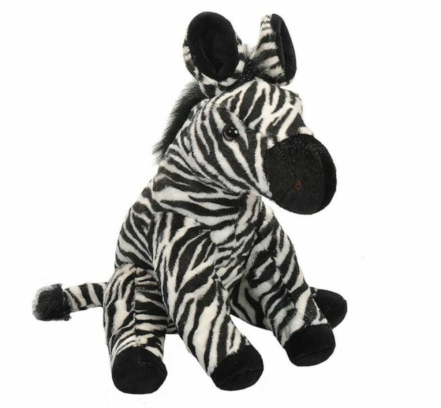 Animals * | Gift Selection Zebra Stuffed Animal 30Cm Cuddlekins By Wild Republic