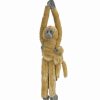 Animals * | Gift Selection Hanging Monkey Common Langur With Baby Stuffed Animal Hug Of The Wild By Wild Republic