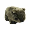 Animals * | Realaus Australia New Threads Australian Made Wombat Stuffed Animal Plush Toy Realaus 20Cm