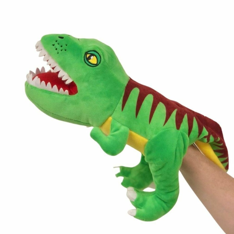 Puppets * | Outlet T Rex Hand Puppet Puppet Pals Plush