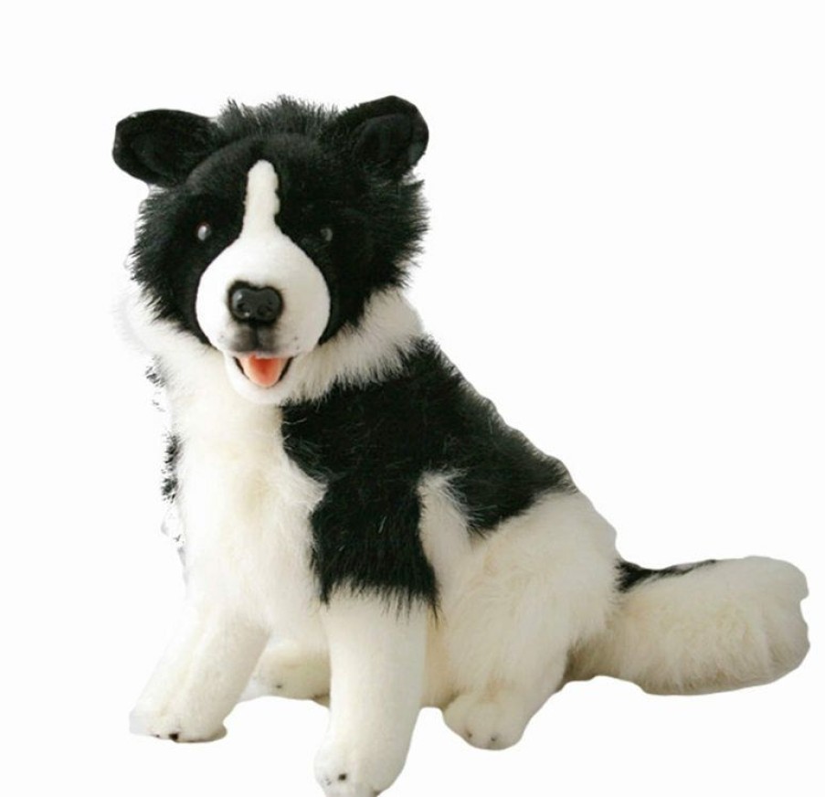 Animals * | Bocchetta Plush Toys Top Sell Border Collie Stuffed Animal Plush Toy Tommy Bocchetta Plush