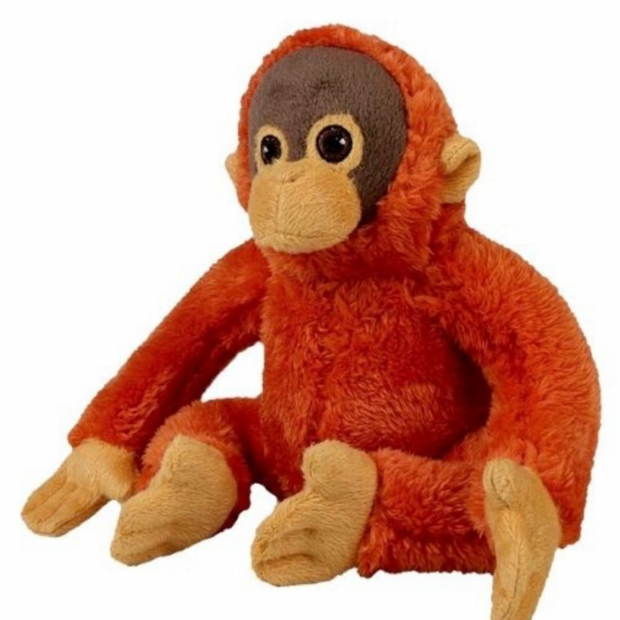 Animals * | Fashion Orangutan Soft Toy Eco Buddiez By Huggable Toys