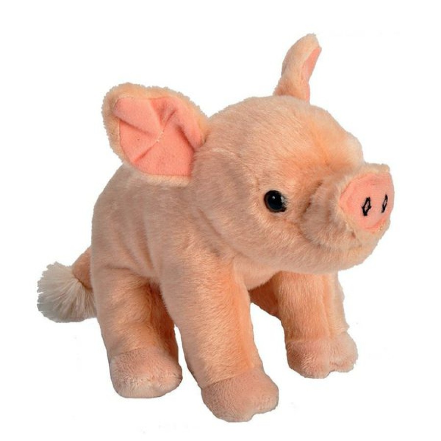 Animals * | Promotions Pig / Piglet Stuffed Animal Soft Plush Toy By Wild Republic