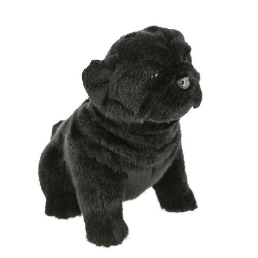 Animals * | Bocchetta Plush Toys Promotions Oreo The Pug Dog Plush Toy Bocchetta