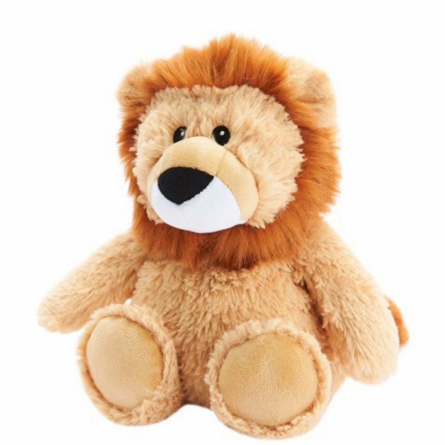 Teddy Bears * | Exclusive Design Lion Microwaveable/Chiller Soft Toy Cozy Plush