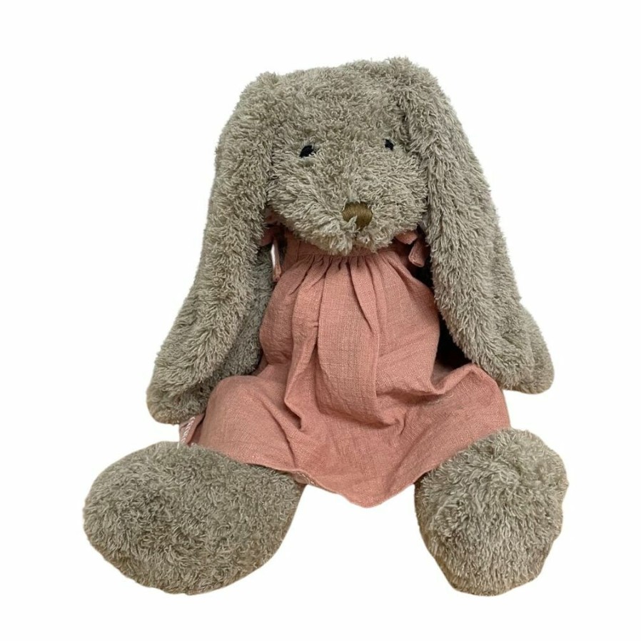 Animals * | New Threads Mrs Honey Bunny Pink Soft Toy Nana Huchy