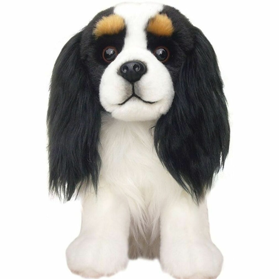 Animals * | Top Sell Cavalier Tricolor Tan//Black/White King Charles Spaniel 22Cm Faithful Friends Collectables