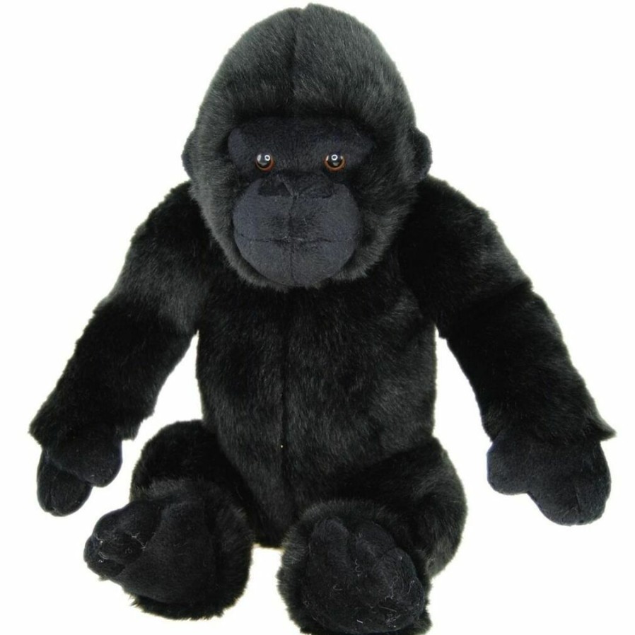 Animals * | Elka Australia New Threads Derriman Gorilla Stuffed Animal 30Cm Soft Plush Toy By Elka