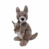 Animals * | Free Delivery Ecokins Kangaroo Soft Toy Wild Republic